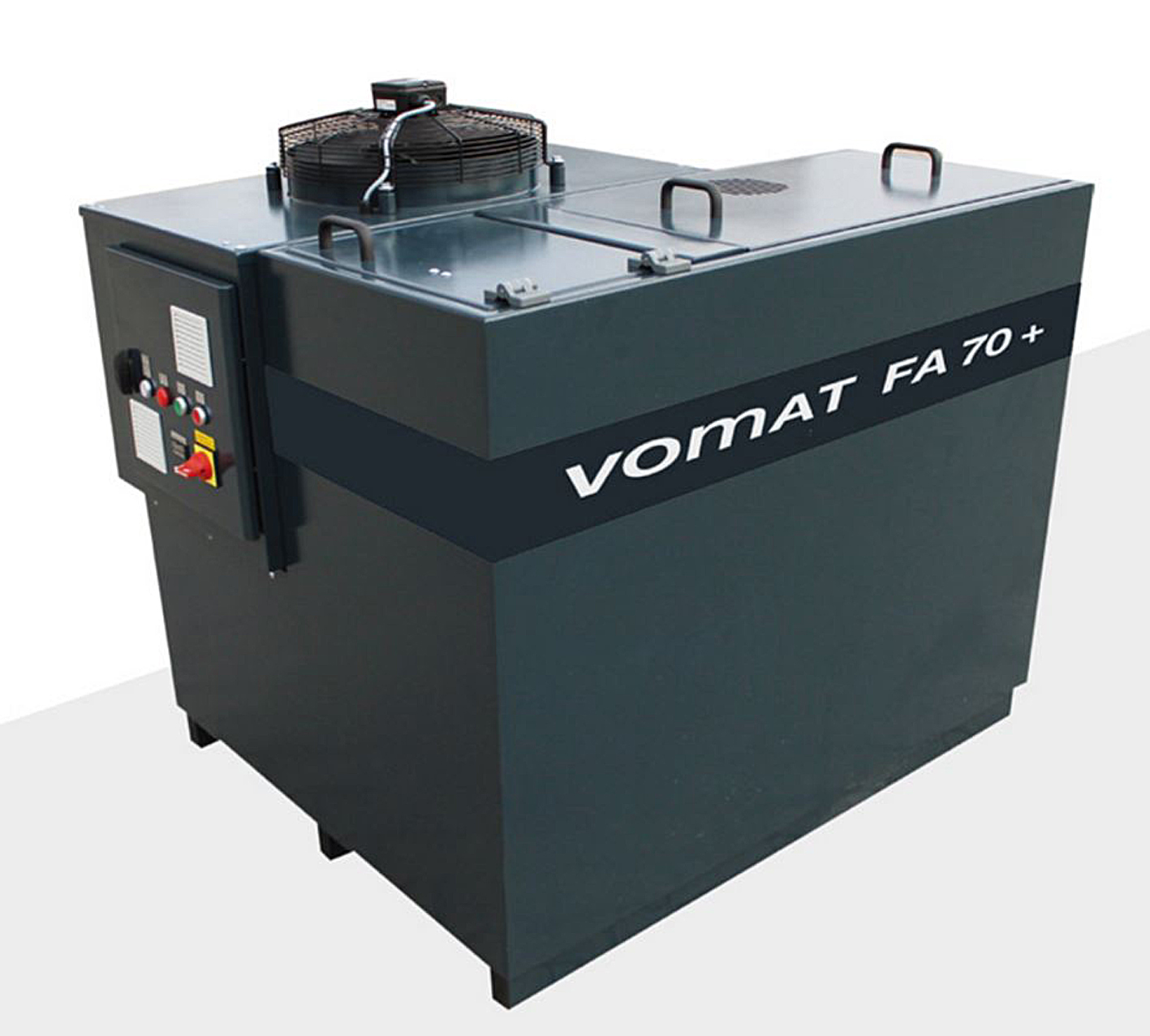 Besonders zum Nachschleifen geeignet ist die VOMAT Kleinanlage FA 70+. Die Einzelplatzlösung vereint in kompakten Maßen leistungsfähige VOMAT Feinstfiltrations-Technologie.